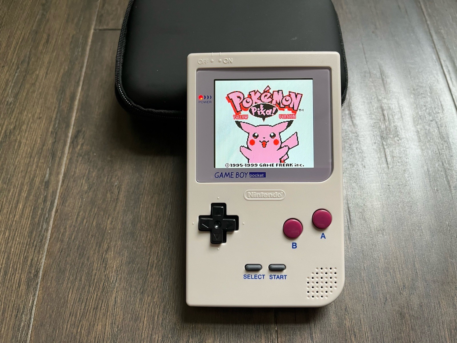 Nintendo Gameboy Pocket GBP Backlight IPS Screen and Glass Lens W/ Bag – Grey