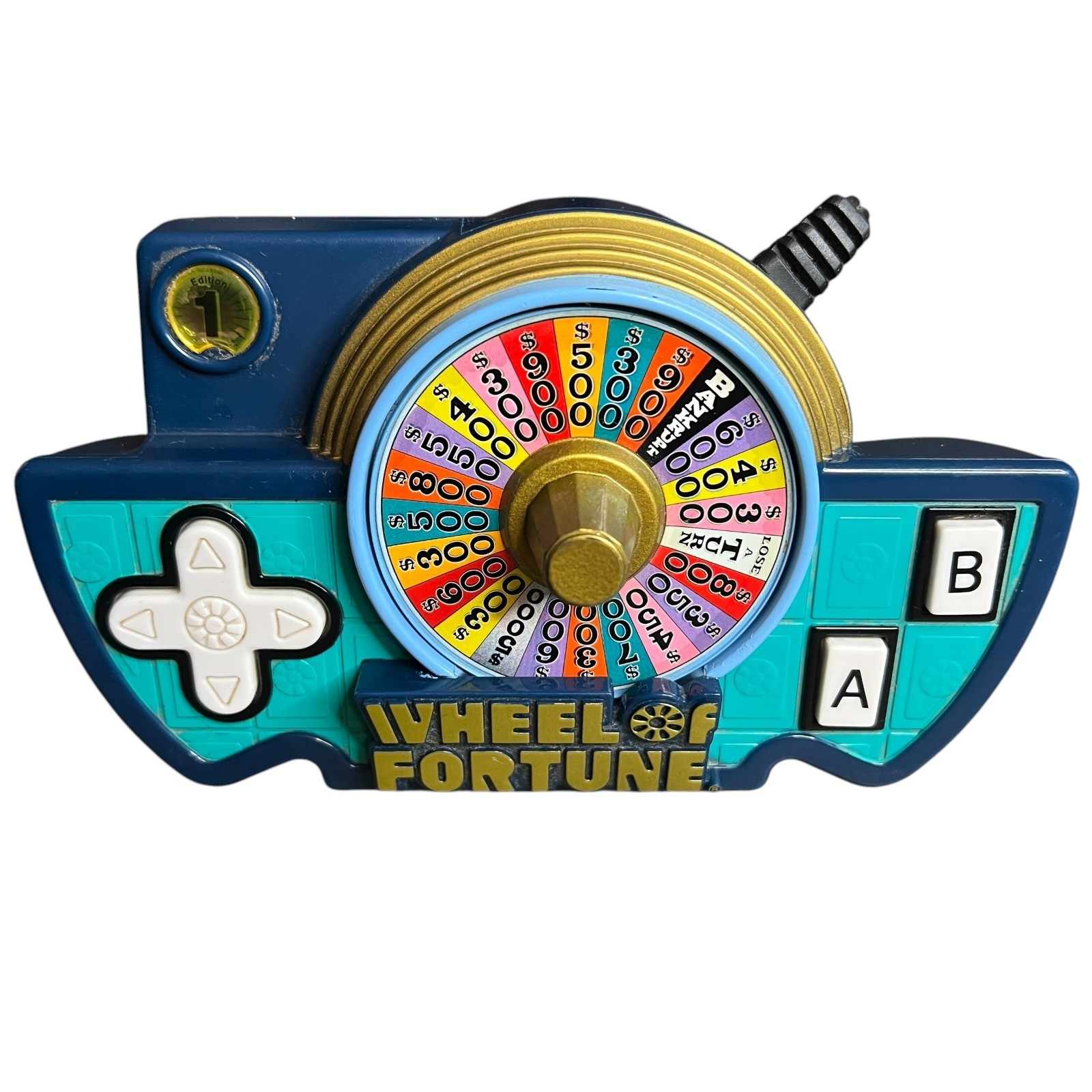 Jakks Pacific Wheel of Fortune 1st Edition Plug and Play TV Game Console 2005