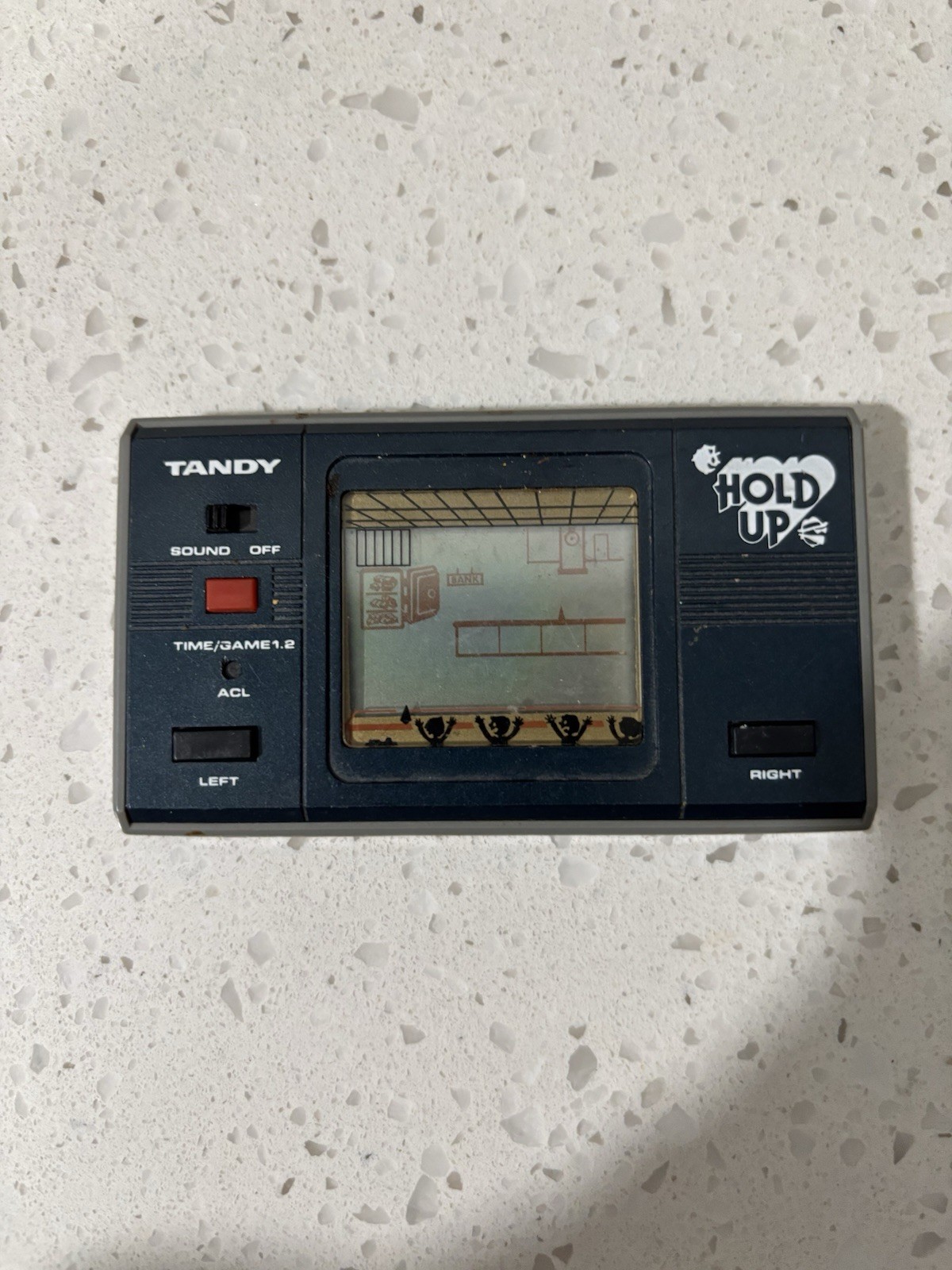 Vintage 1983 Tandy Hold Up LCD Game Handheld Electronic Game 60-2173 Works READ