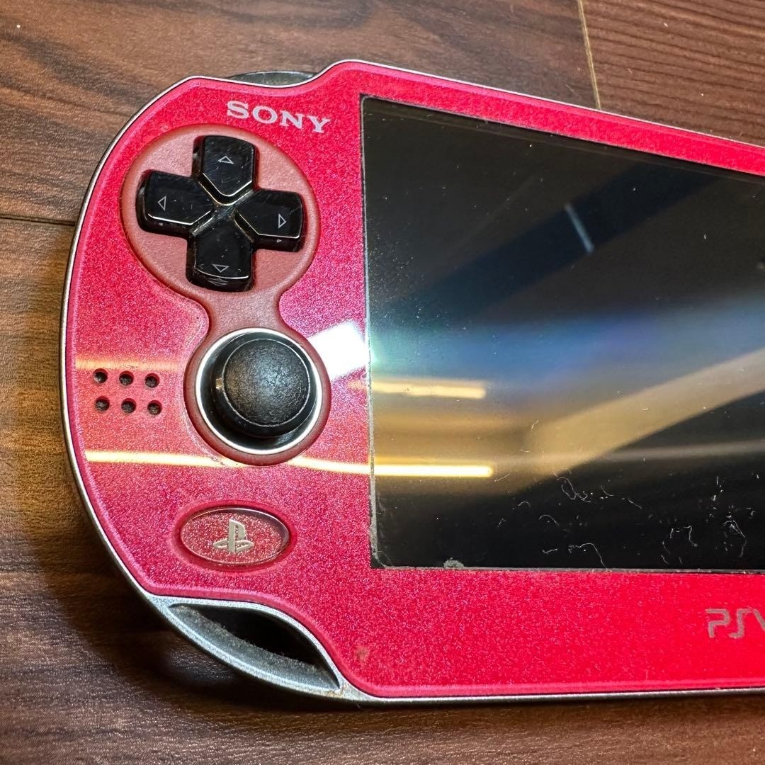 PSVita 1000 Console Cosmic Red 5722 From Japan