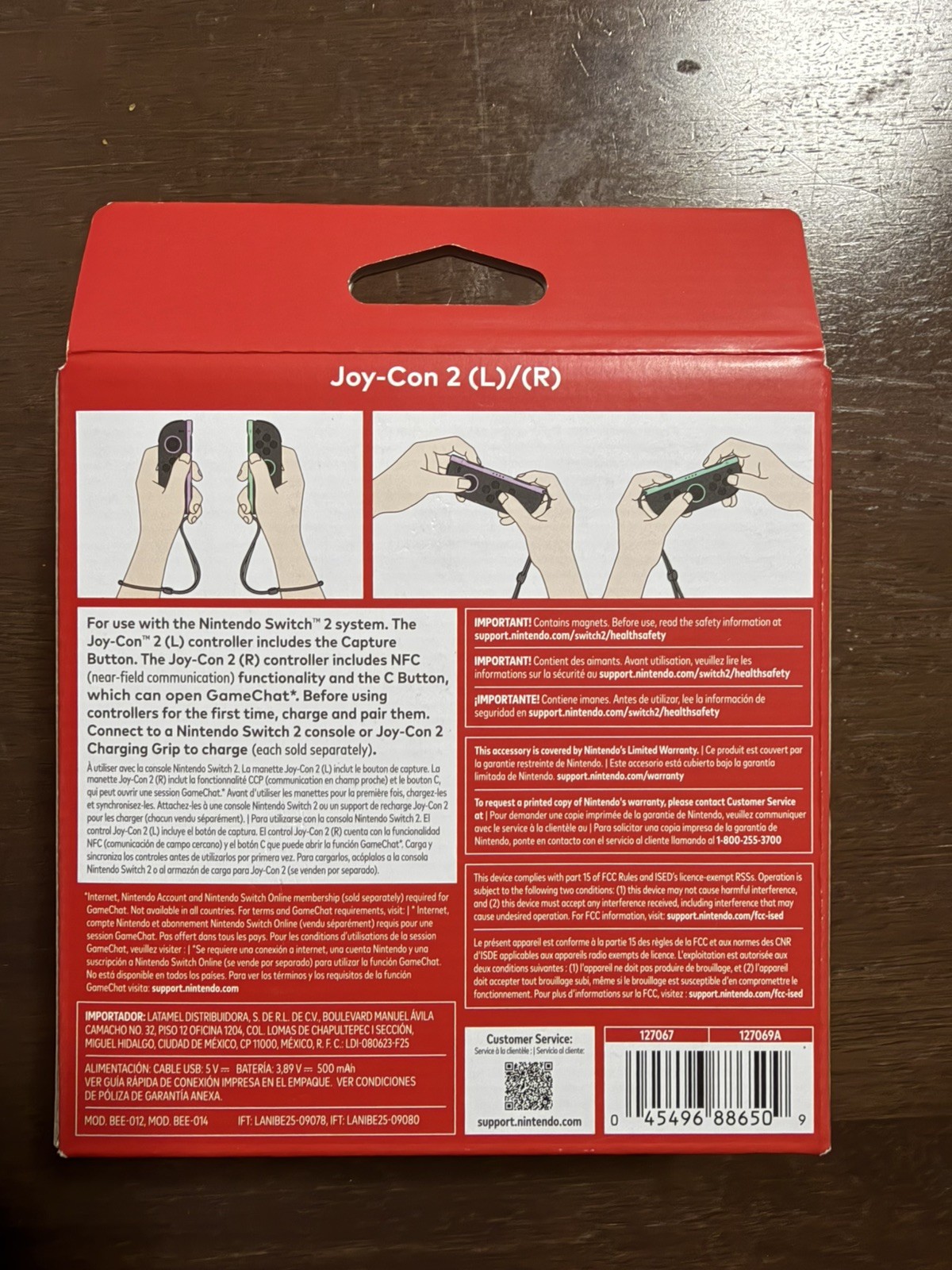 Nintendo Switch 2 Joy-Con Left & Right, Light Purple/Light Green brand new