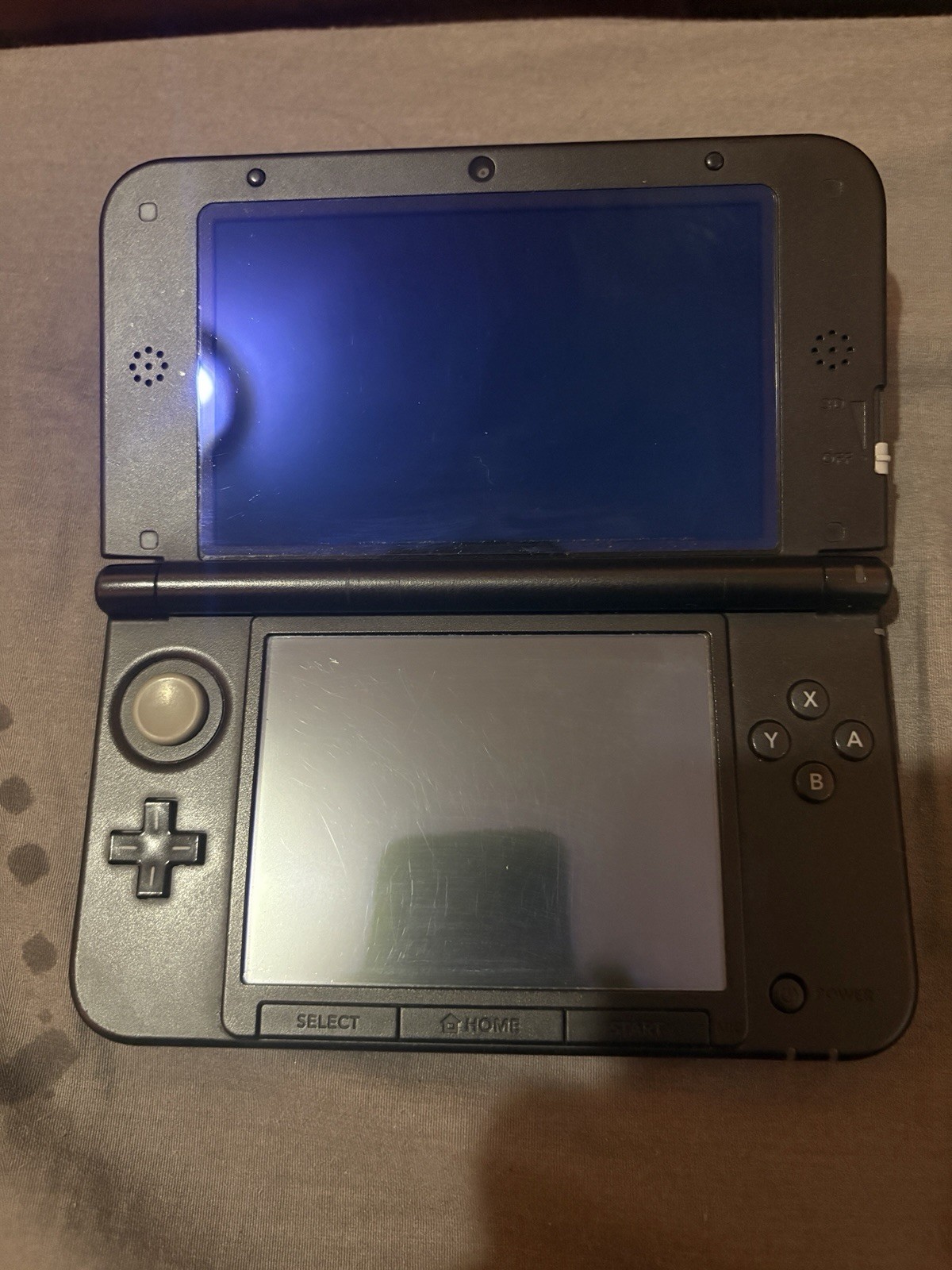 Nintendo 3DS LL SPR-001 Red/Black 3D Capable Handheld Console NTSC-J