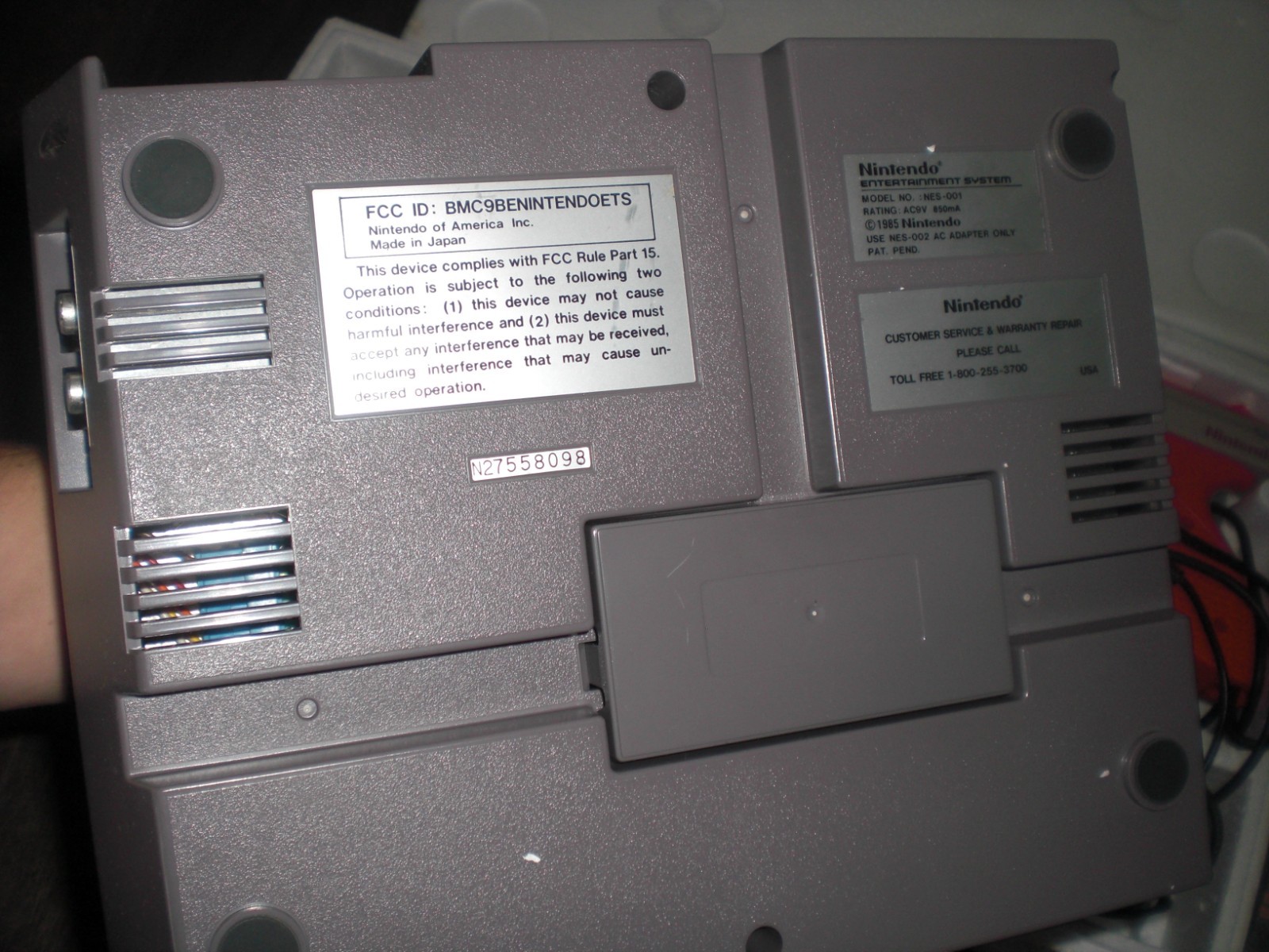 Nintendo NES Console CIB Box Manuals Inserts System Styrofoam OEM Controller ++