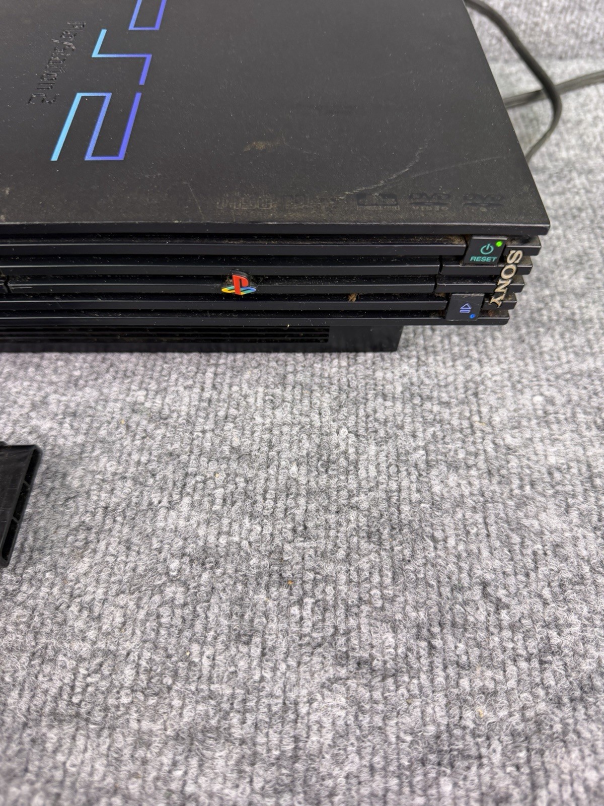 Sony PlayStation 2 SCPH-30001 R Black NTSC-U/C Home Console 1 Controller