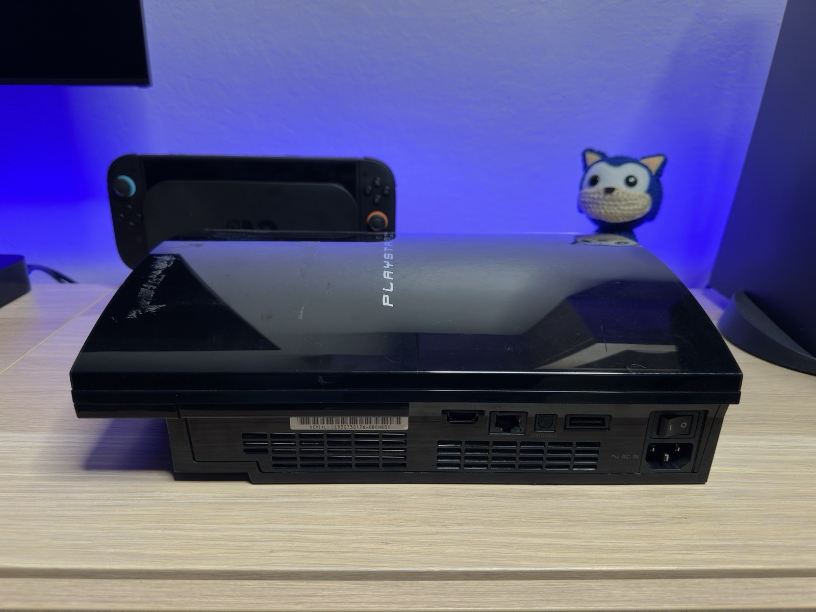 PlayStation 3 PS3 80GB (CECHE01) Backwards Compatible – Turns On And Reads Discs