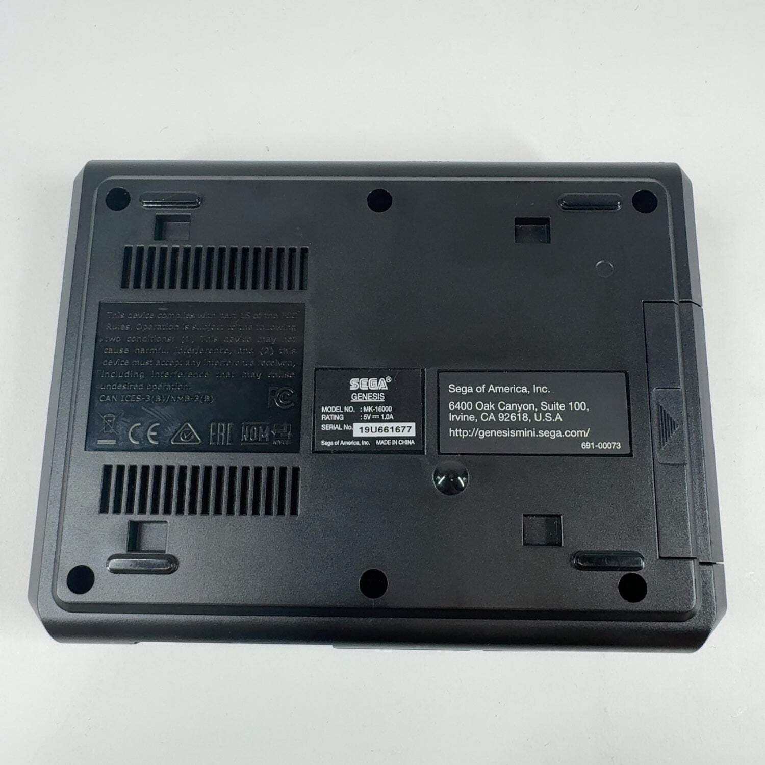 Sega Genesis Mini Console Gaming System Black MK-16000