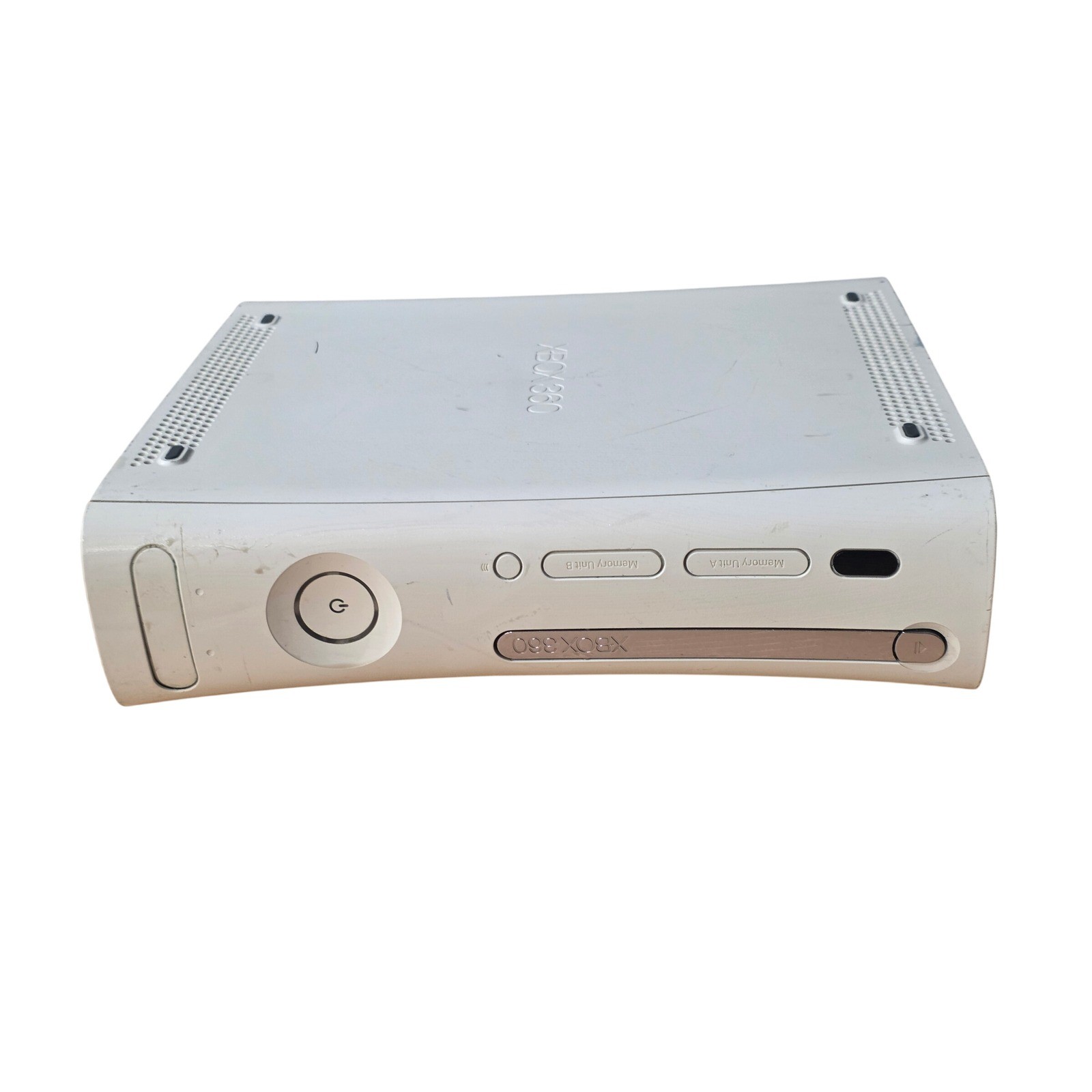 Microsoft Xbox 360 Original Console White 2006 w/ PSU Untested For Part/ Repair
