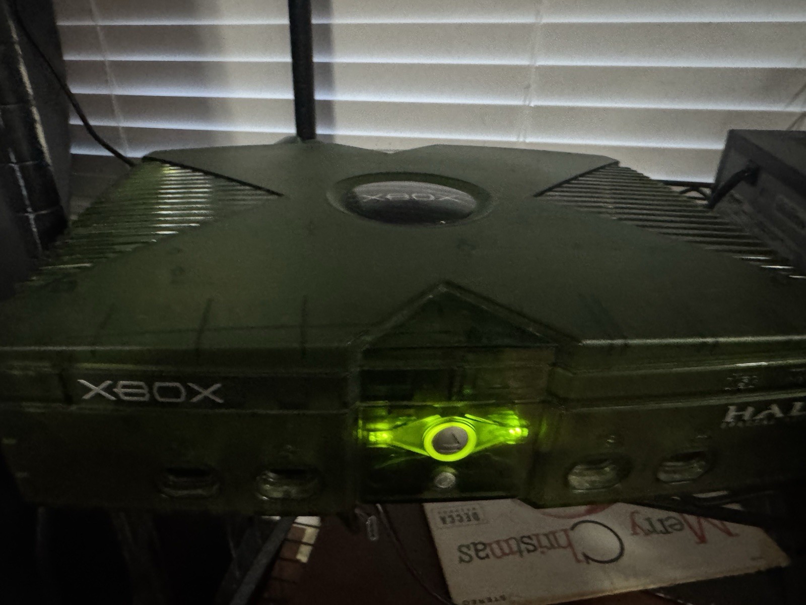 Microsoft Xbox Original: Halo Special Edition Console. No Controller. Works Good