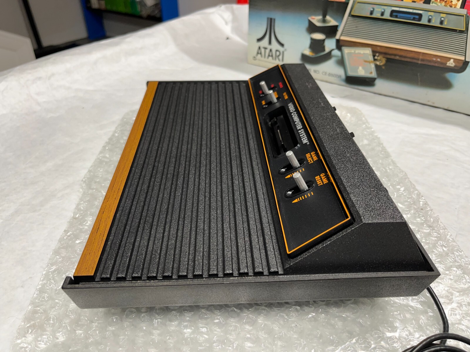 NOS 1982 ATARI VCS CX2600A 4 Switch Console System NEW Original Package OPEN BOX
