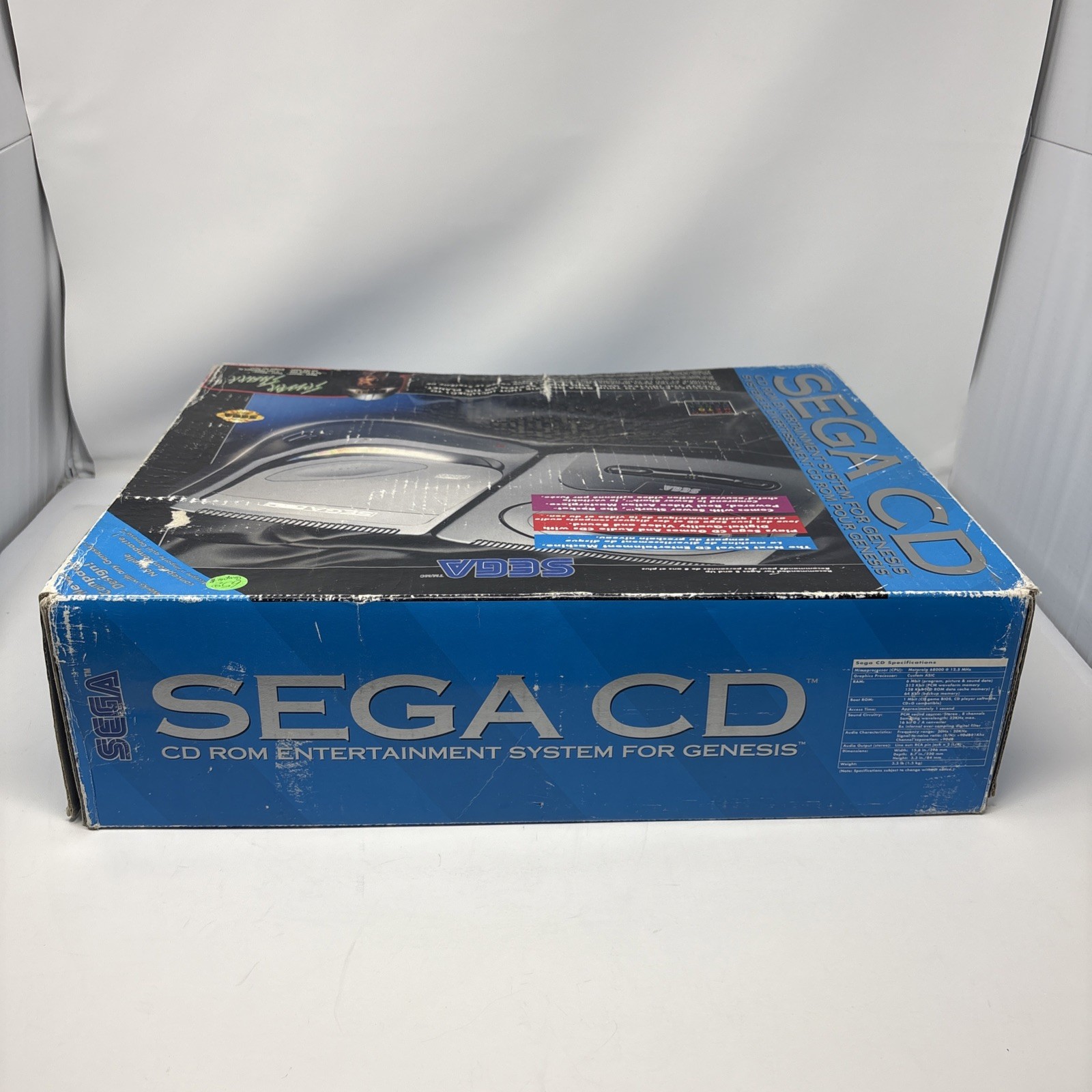 EMPTY BOX Sega CD Console System Original Box Only w/ Manual – NO CONSOLE