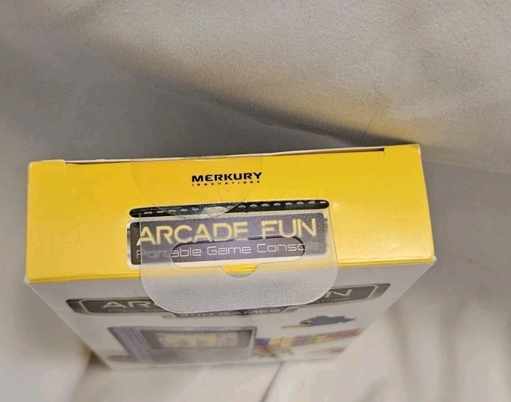 Merkury Innovations Arcade Fun Portable Game Console 200 Games 2025 (New/Sealed)