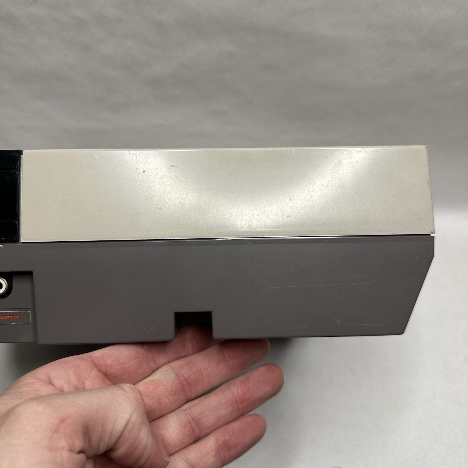 Original Nintendo NES Console Bundle Cables Controller Works Tested
