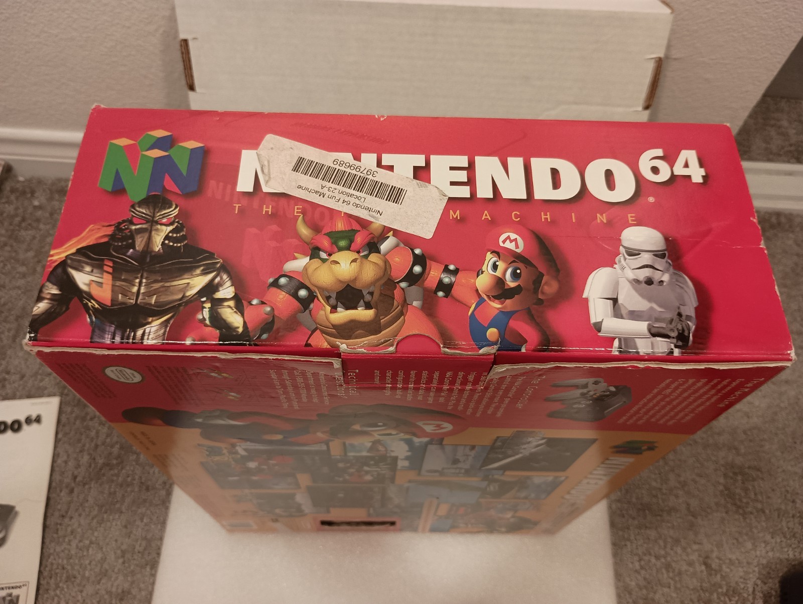 Nintendo 64 Console N64 CIB in box – Tested Working – Loose stick on Controller