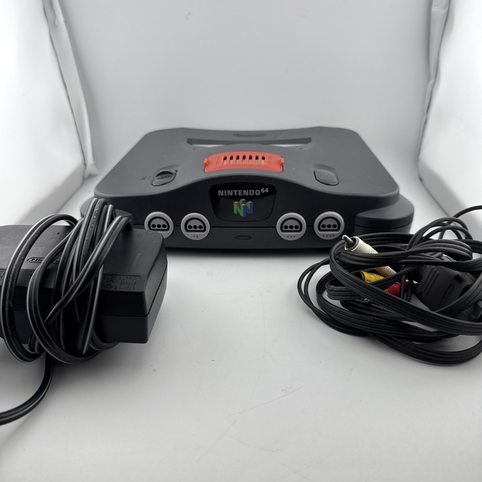 Nintendo 64 System 32MB Home Console – Charcoal Gray Console Only Tested