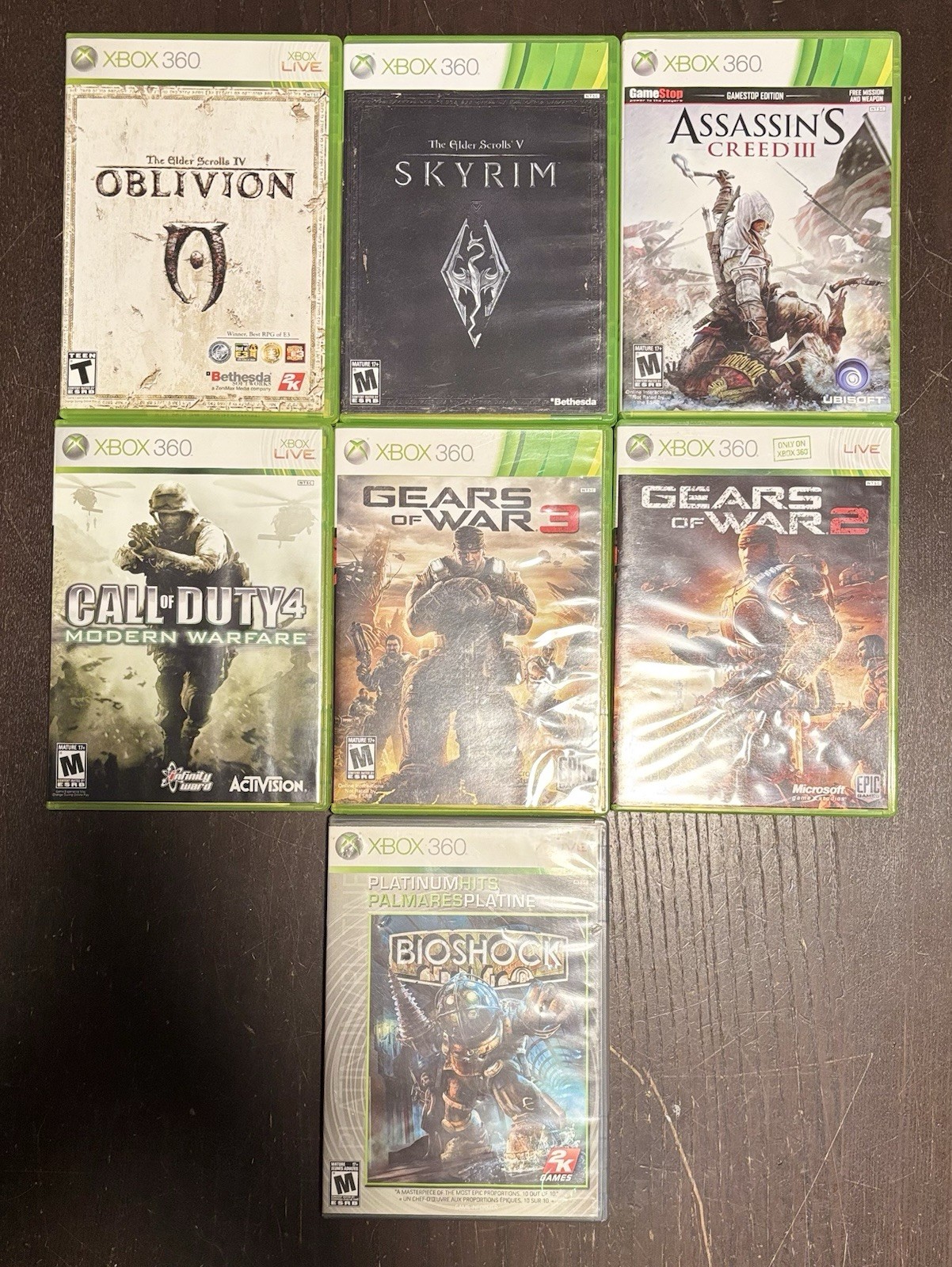 Microsoft Xbox 360 Pro White 20GB Outstanding Clean Condition With 6 Great Games