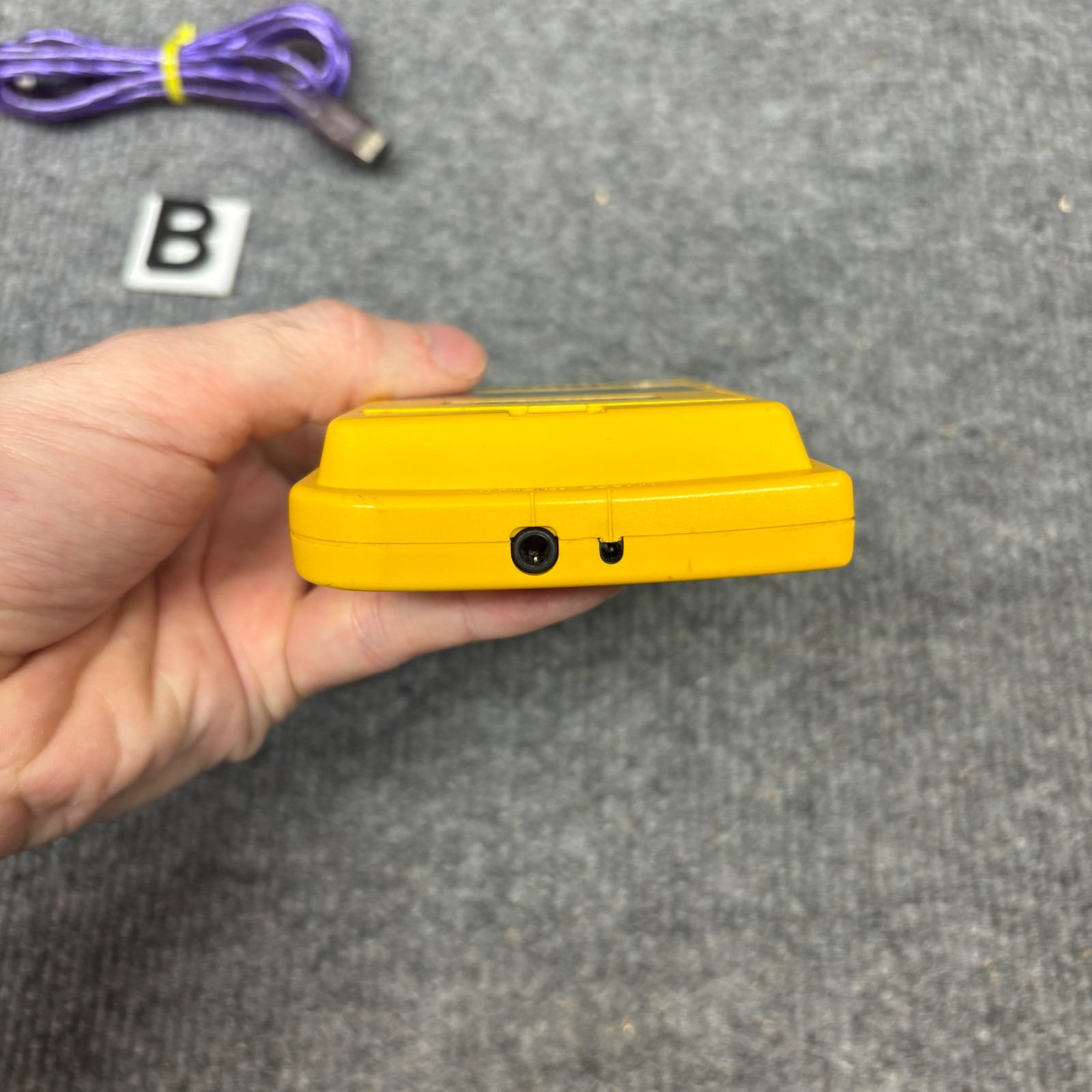 Nintendo Game Boy Pocket MGB-001 Yellow 100% OEM Tested Working Case Cord Light