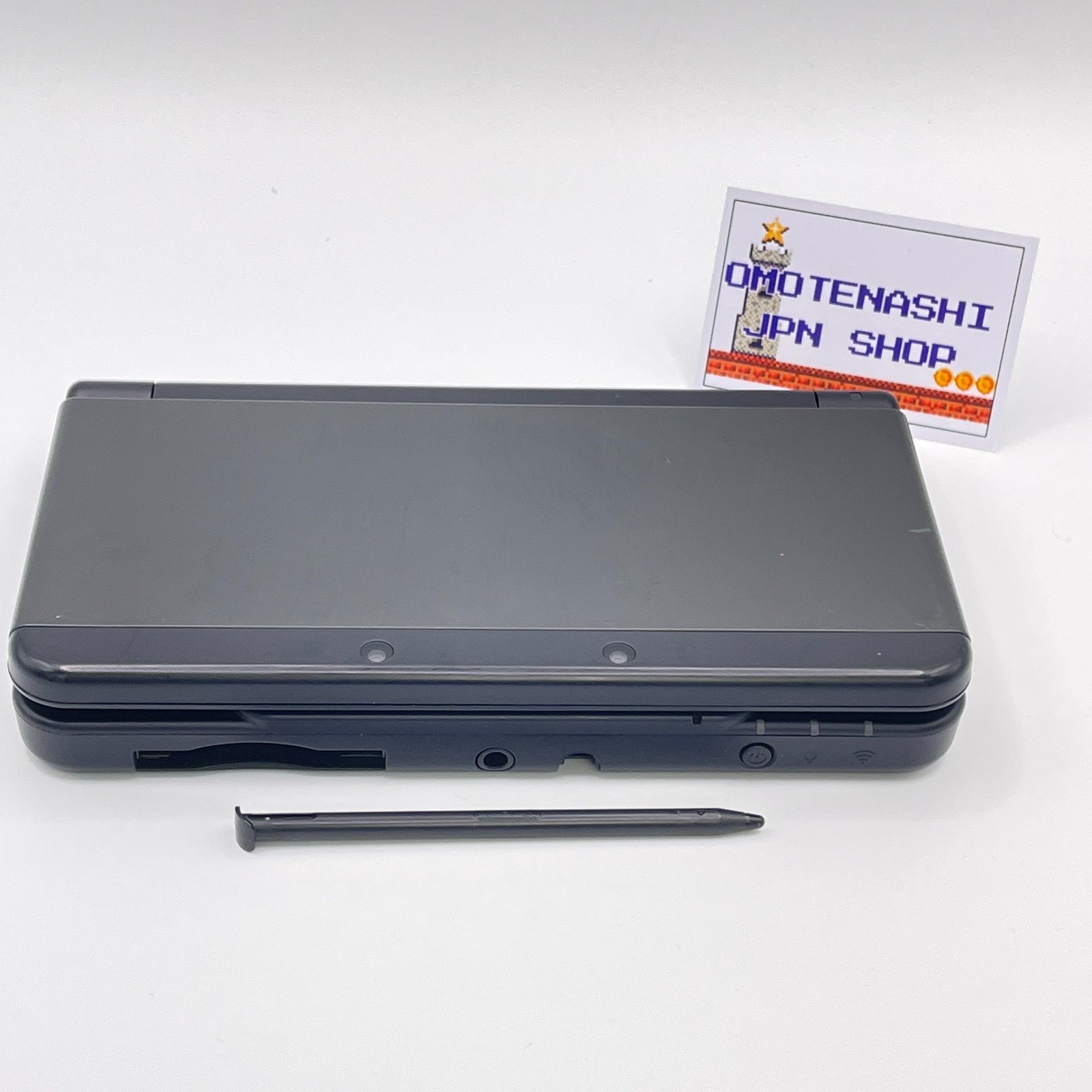 New Nintendo 3DS Black Console Stylus NTSC-J (Japan) Good condition USED