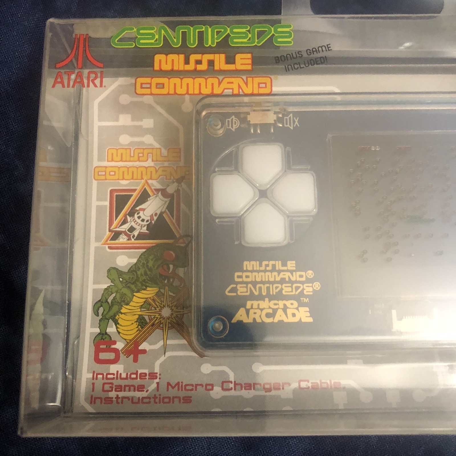 Atari Micro Arcade Centipede & Missile Command Series 2019 Handheld Game – NEW
