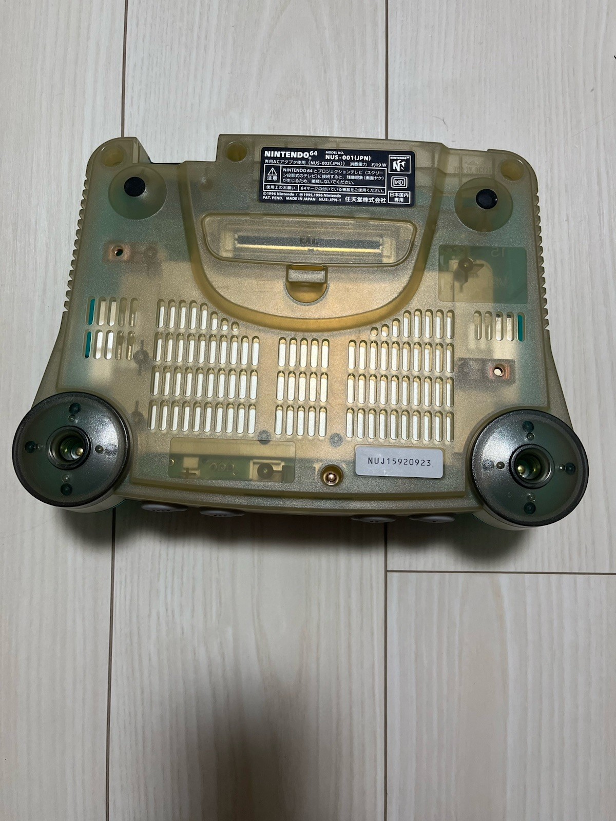 【TESTED 】Nintendo 64 N64 console Clear Blue Console Japan Limited NTSC-J