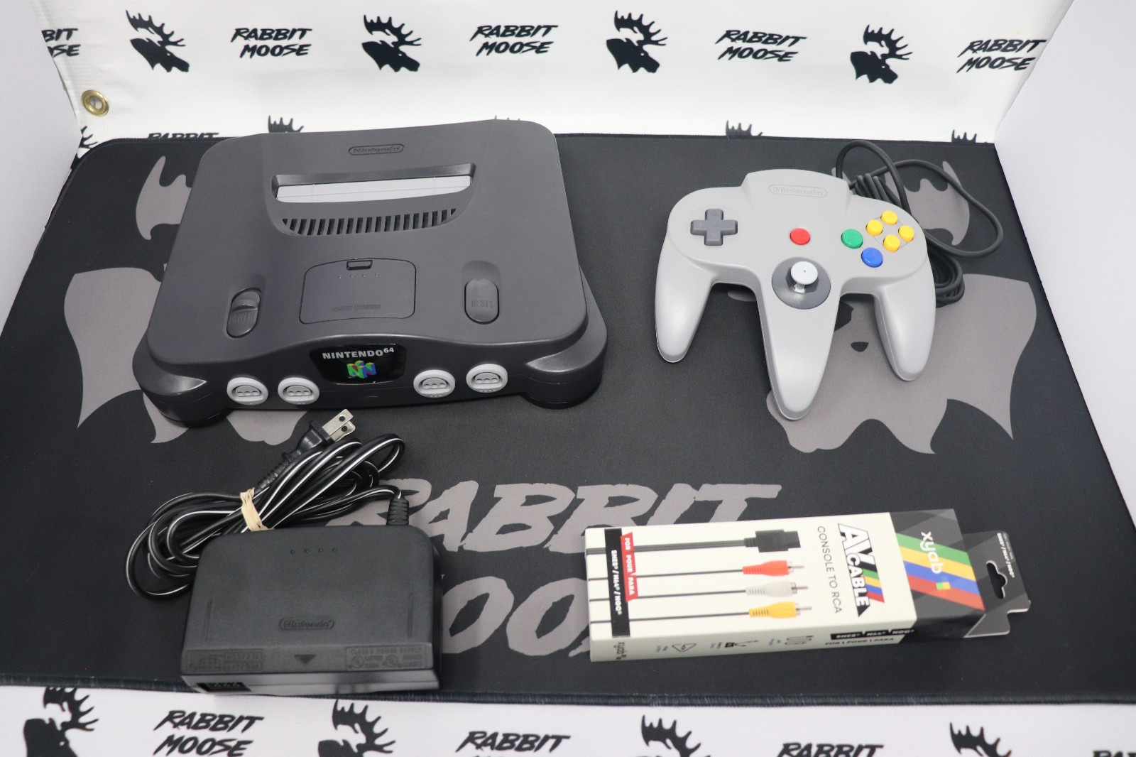 Nintendo 64 Refurbished Console N64 + OEM Controller Tight Stick + Cords