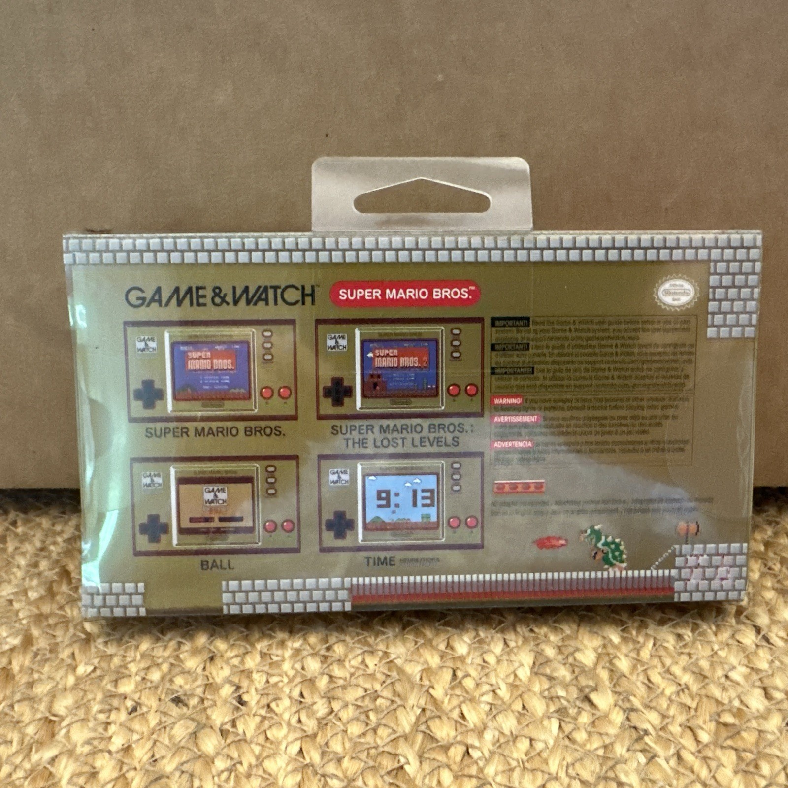 Nintendo Game & Watch Super Mario Bros Handheld Console – New Sealed