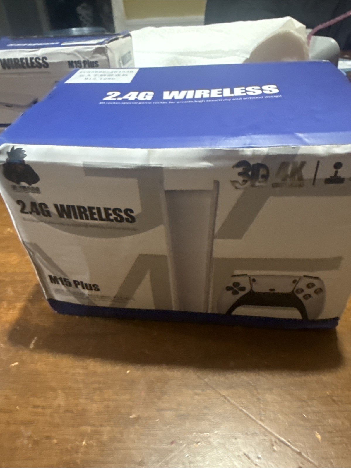 M15 Plus Retro Game Stick 4K HDMI with 2.4G Wireless Controllers