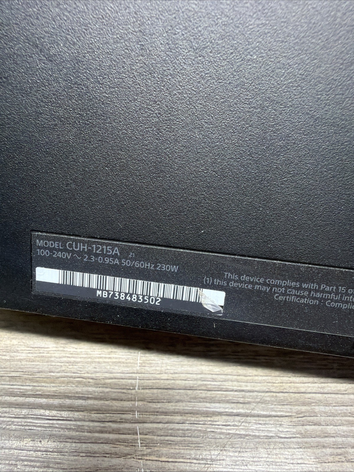 Sony PlayStation 4 CUH-1215A CONSOLE ONLY *PARTS/REPAIR TURN ON READ !!!