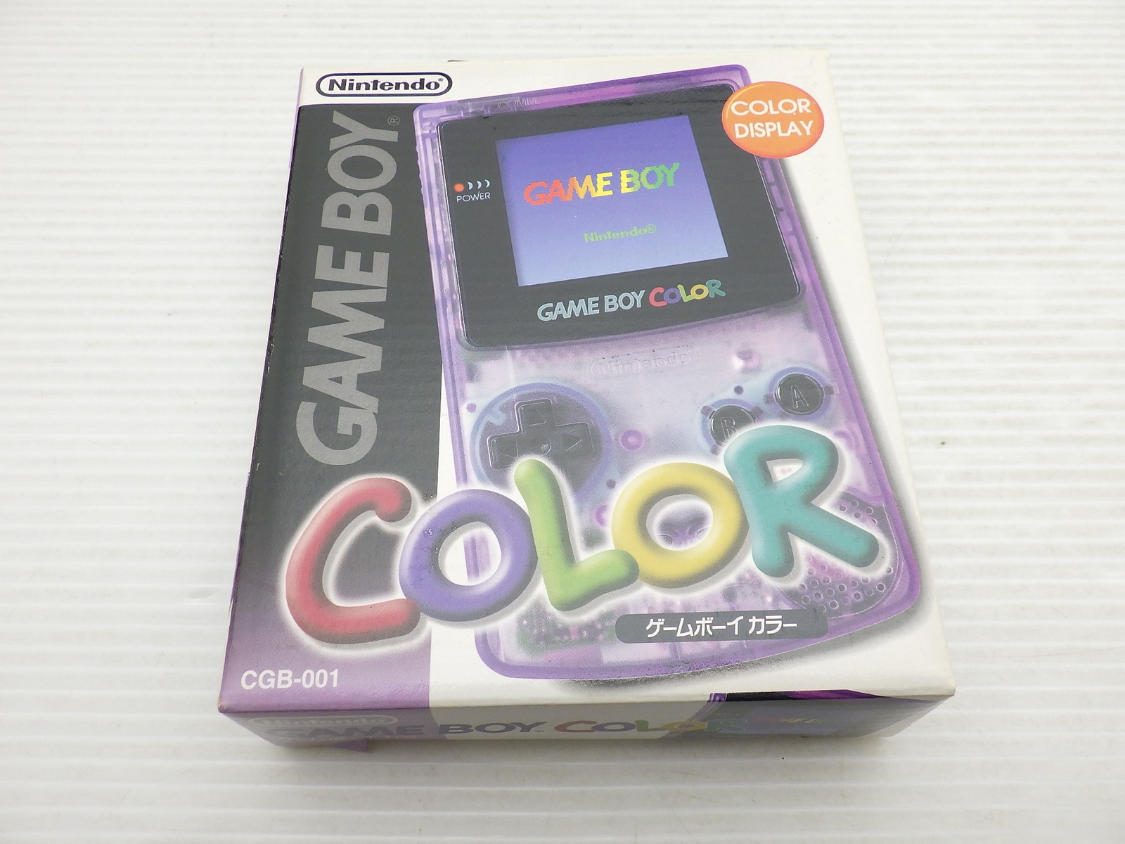 Game Boy Color Console (CGB-001 / Clear Purple) 9000025589369