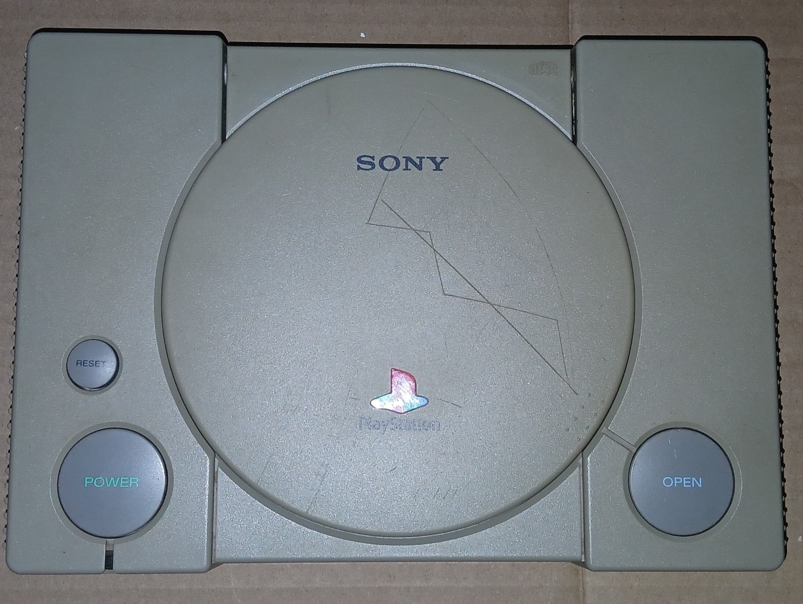 Sony PlayStation 1 PS1 Console SCPH-7501 Gray NTSC-U/C (US/Canada) UNTESTED