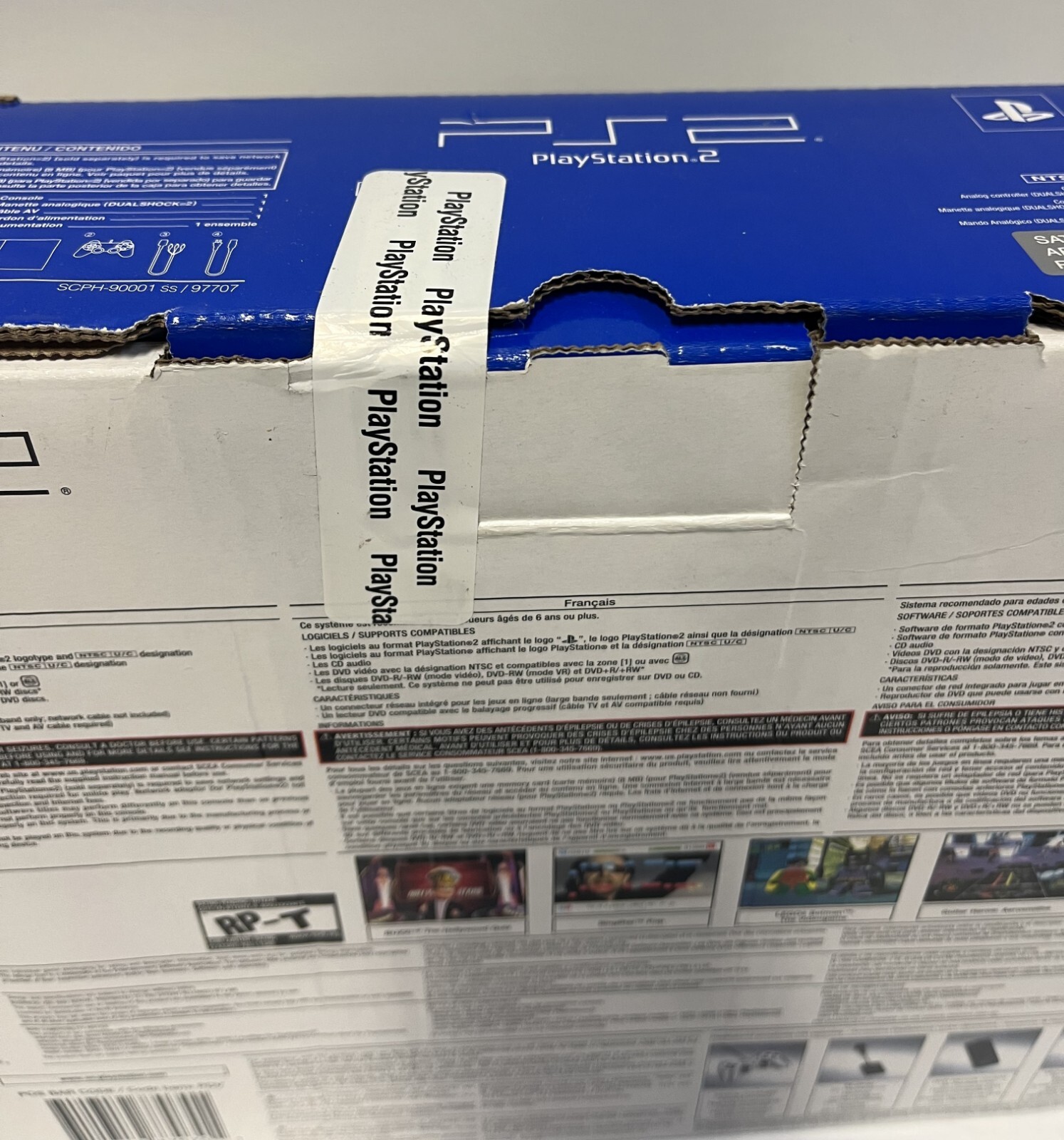 SONY PLAYSTATION 2 CONSOLE SCPH-90001 SS CB NEW NTSC USA FACTORY SEALED