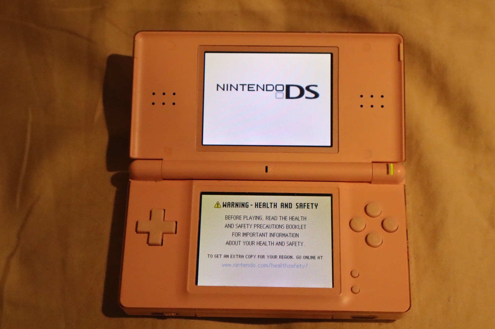 Nintendo DS Lite Console – Coral Pink USG-001 *READ*