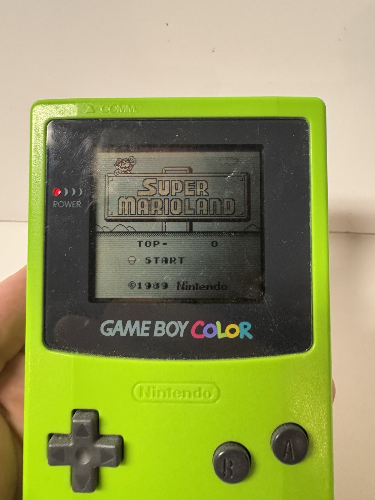 Nintendo Game Boy Color Handheld Game Console CGB-001 Kiwi – Tested & Working!