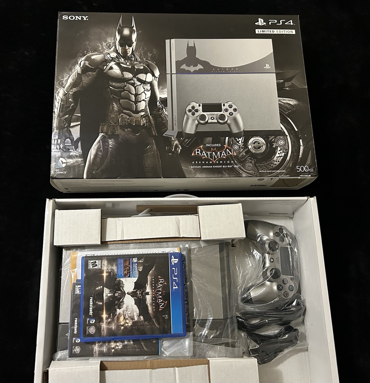ULTRA RARE SONY PS4 BATMAN ARKHAM KNIGHT LIMITED EDITION STORE KIOSK CONSOLE SET