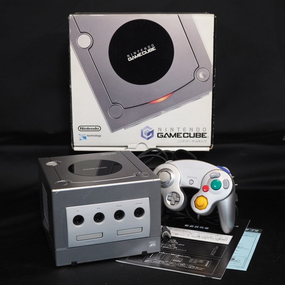 Nintendo GameCube Console System DOL-101 Silver Boxed NTSC-J NTSC-U/C Tested GC
