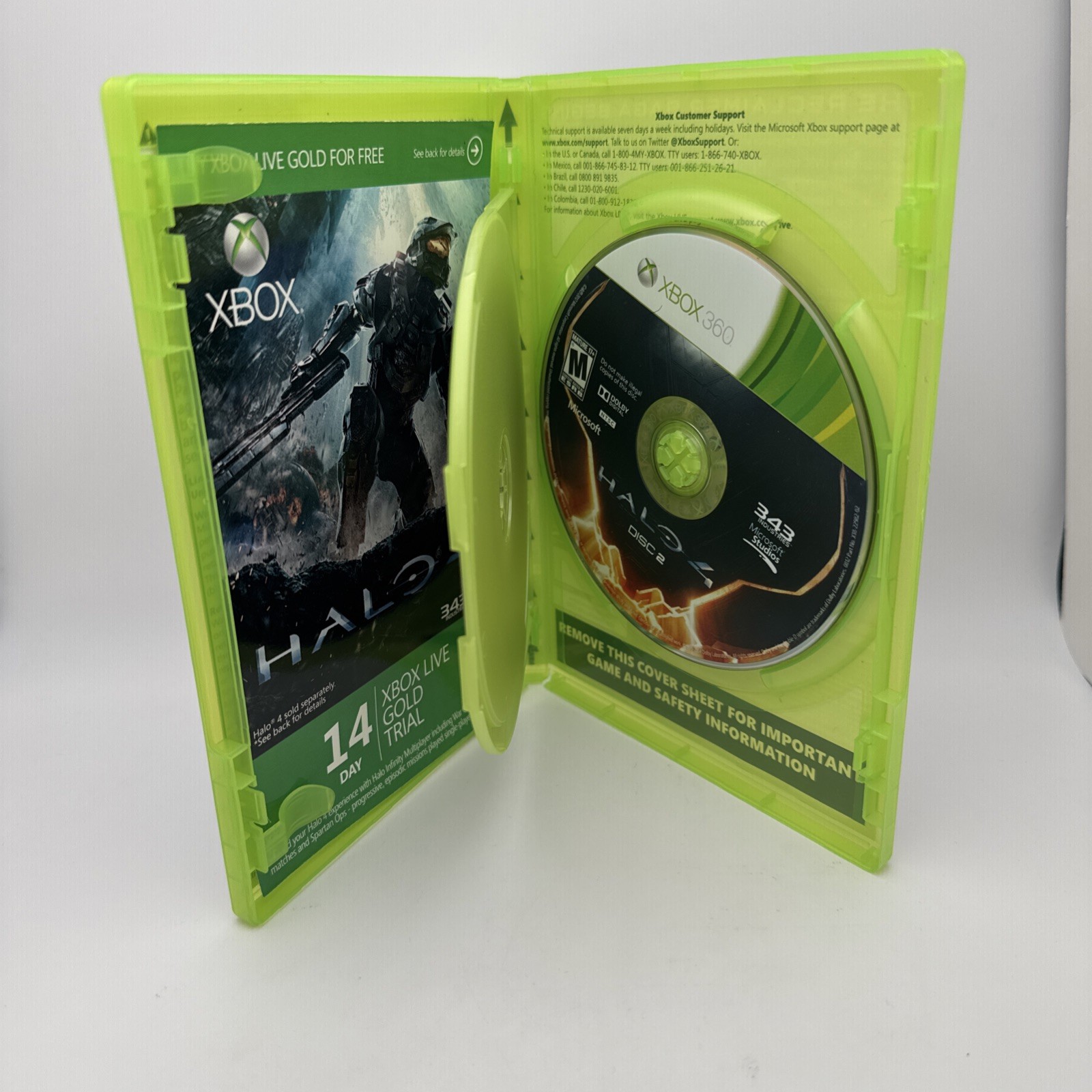 Halo 4 (Microsoft Xbox 360, 2012) RARE OOP HTF 343 Industries Microsoft Studios