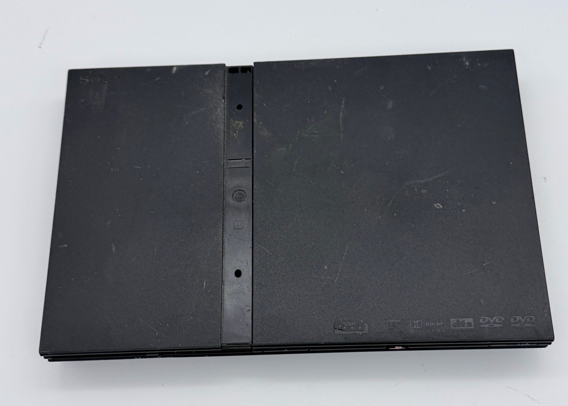Sony PlayStation 2 Slim Console PS2 SCPH-70012 Bundle TESTED UGLY