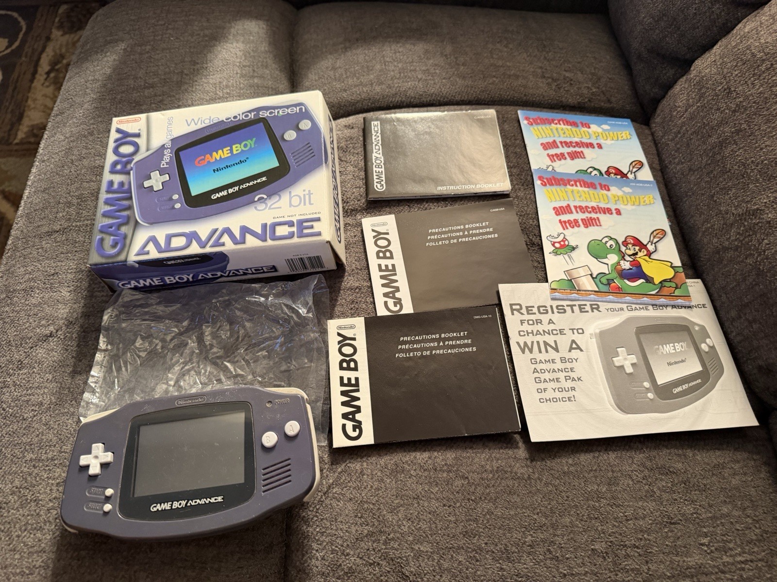 Nintendo Game Boy Advance Handheld System – Indigo CIB Boxed