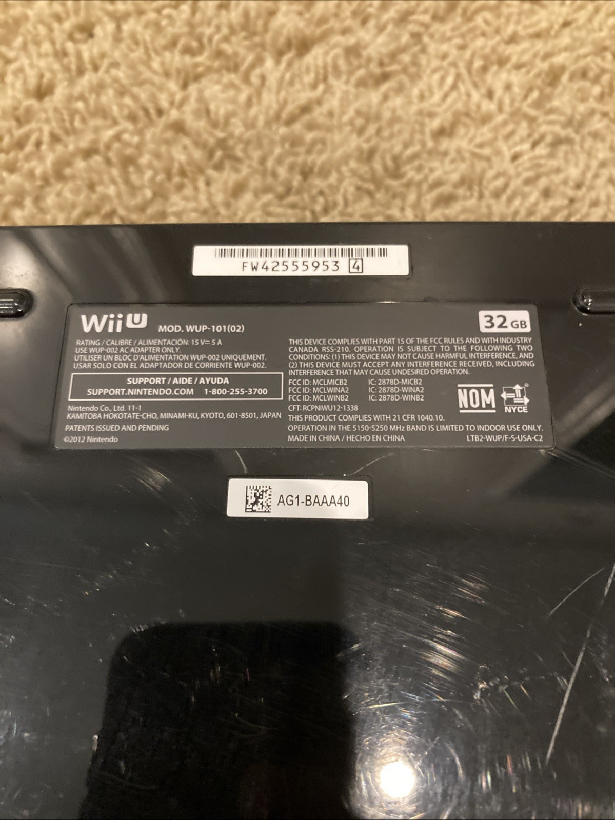 Wii U System Bundle The Legend Of Zelda Game Lot- Tested!