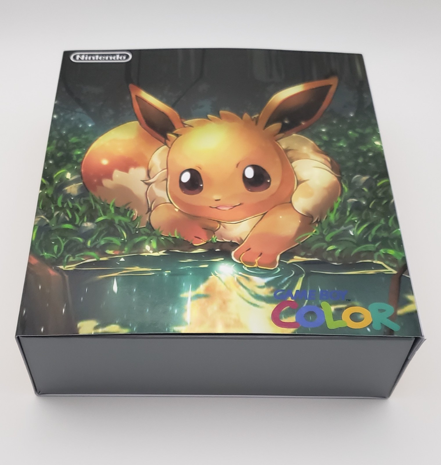 Laminated OLED Screen – Eevee Game Boy Color w/ Case – New Speaker, Recapped