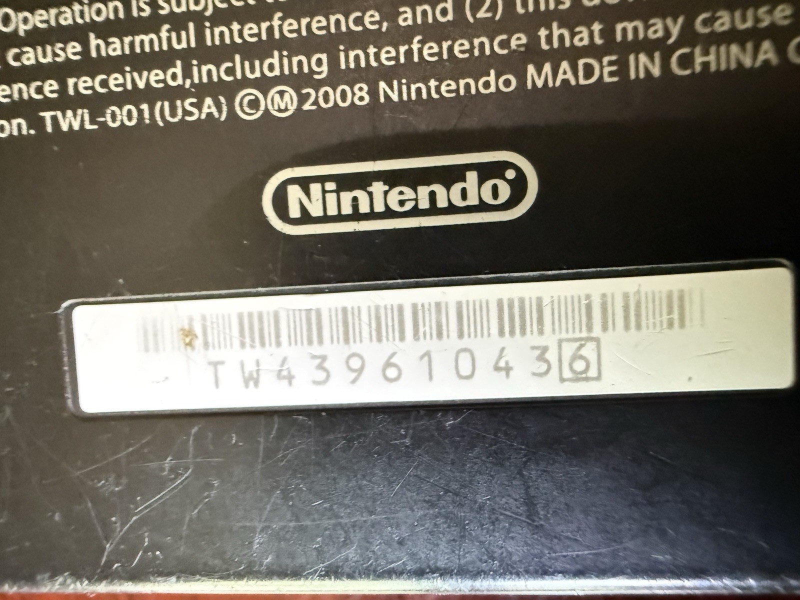 Nintendo DS DSI TWL-001 Handheld Console System Black TESTED Working /Charger