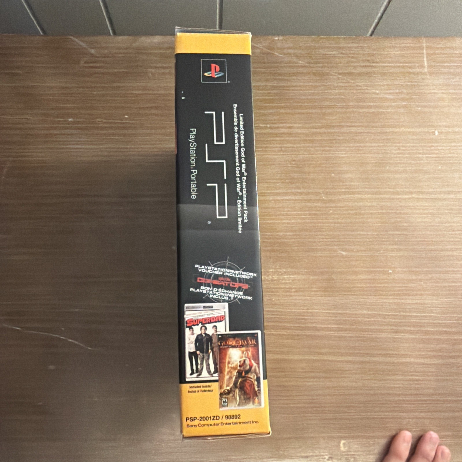 Sony PSP 2001 God of War Console with Box and Manual Tested and Works