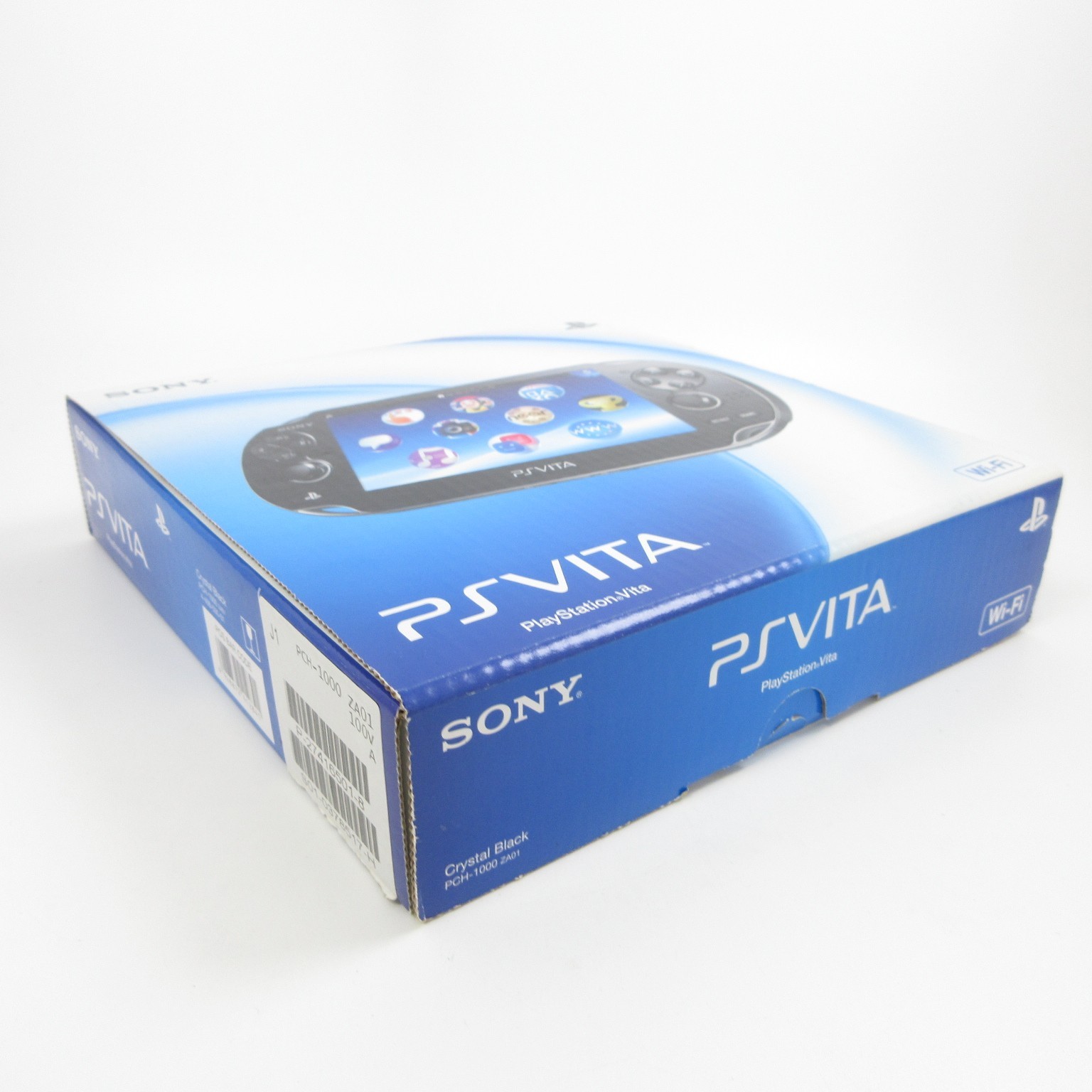 【Excellent】Sony PS Vita PCH-1000 Crystal Black Wi-Fi Model Console #DEN0524/01