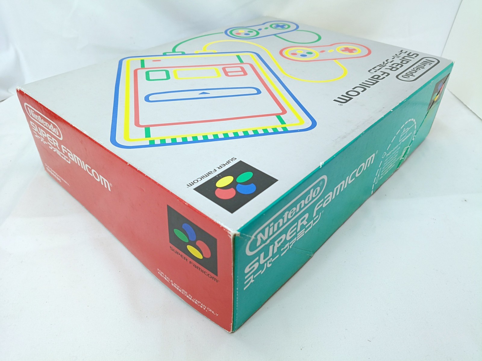 Super Famicom Console & Multi Tap & 5 Controllers Bomberman 2 Nintendo Tested