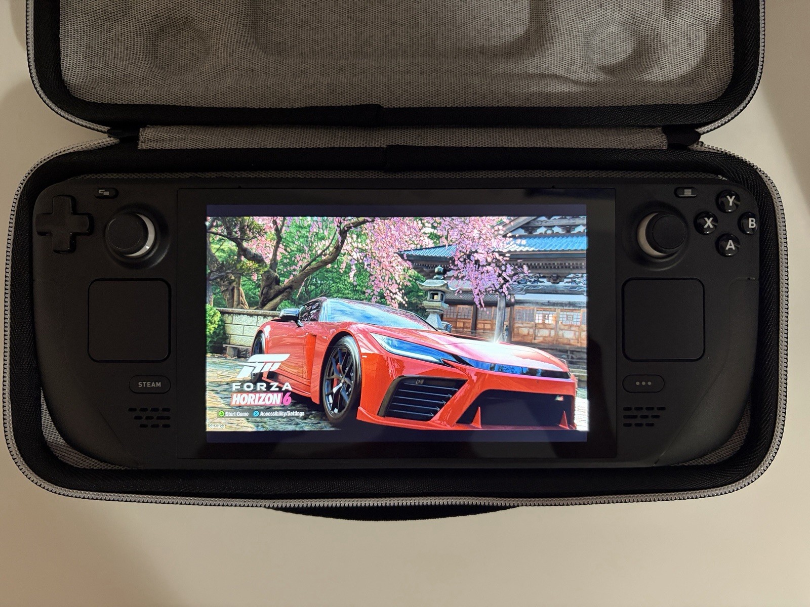 Steam Deck 256GB LCD w/ case and charger