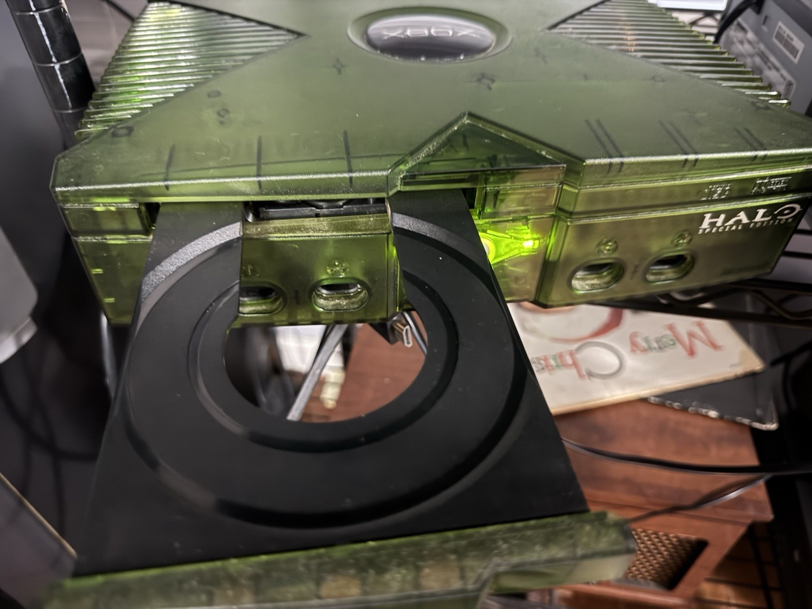 Microsoft Xbox Original: Halo Special Edition Console. No Controller. Works Good