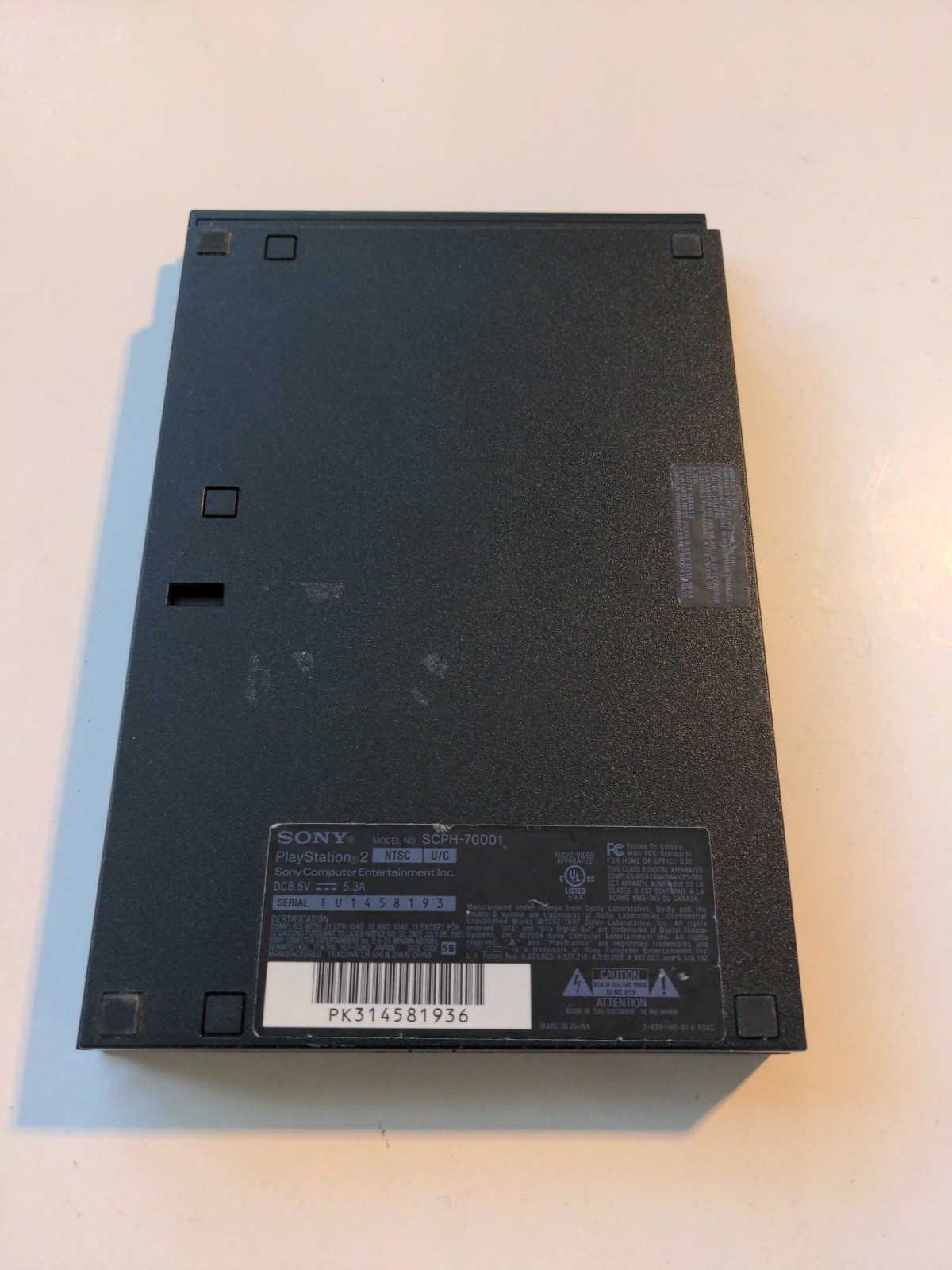 Sony Playstation 2 Slim SCPH-77001 READ DESC – PLAYS only PS1 Games & Blue Discs