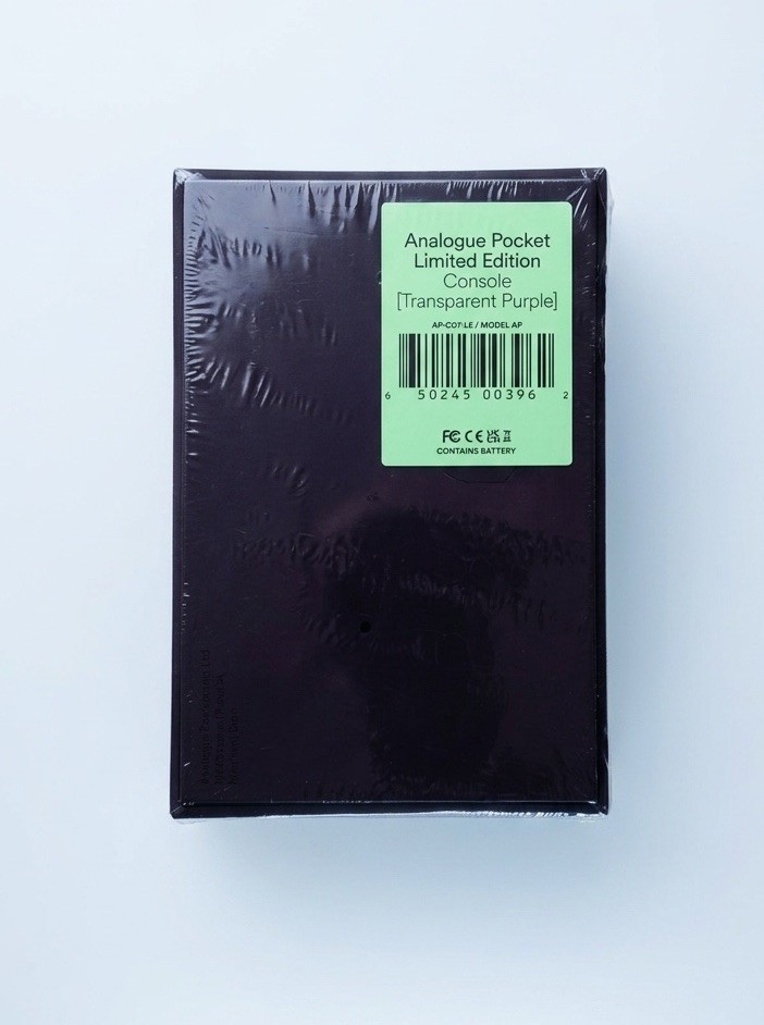 Analogue Pocket Transparent Purple BRAND NEW STILL SEALED
