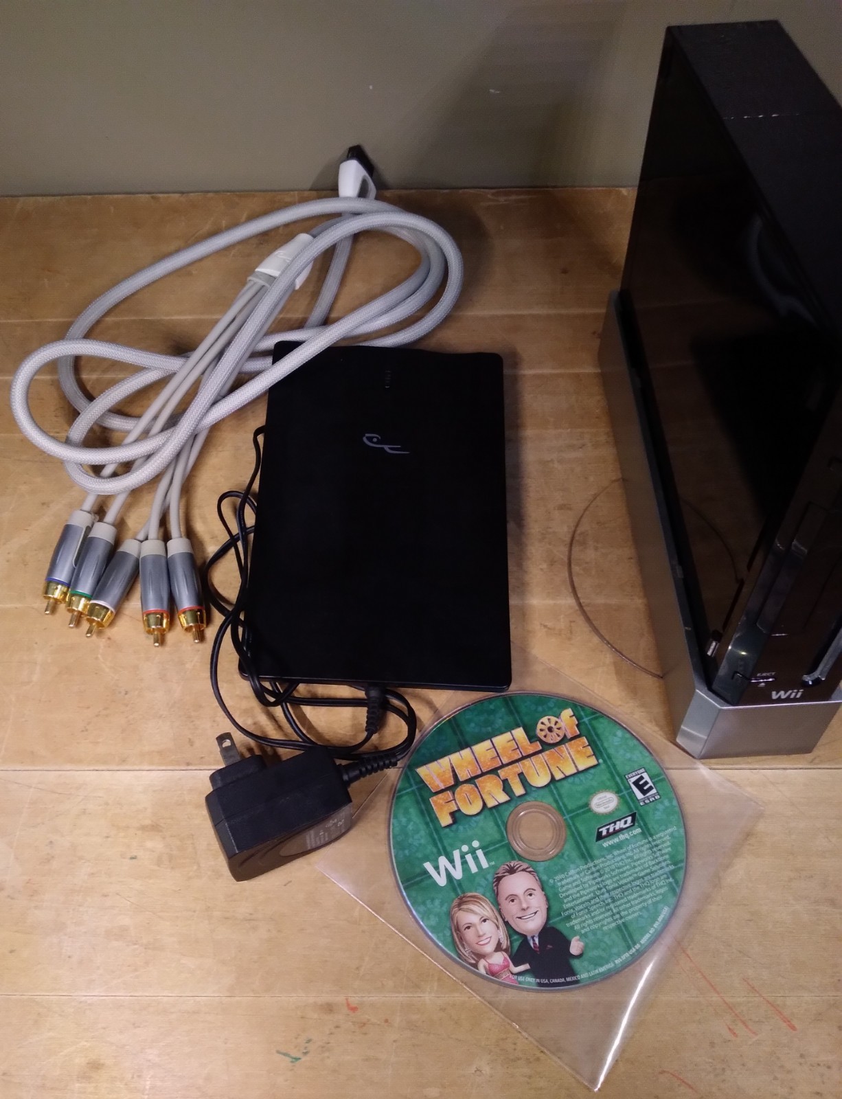 Nintendo Wii Model RVL-001 2006 Console Bundle – Tested