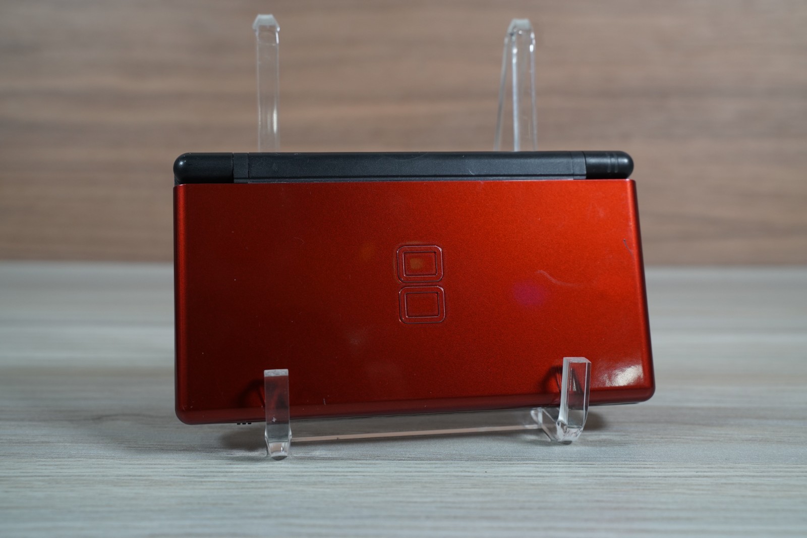 Nintendo DS Lite USG-001 Red/Black Handheld Console w/ Charger, Stylus CLEAN