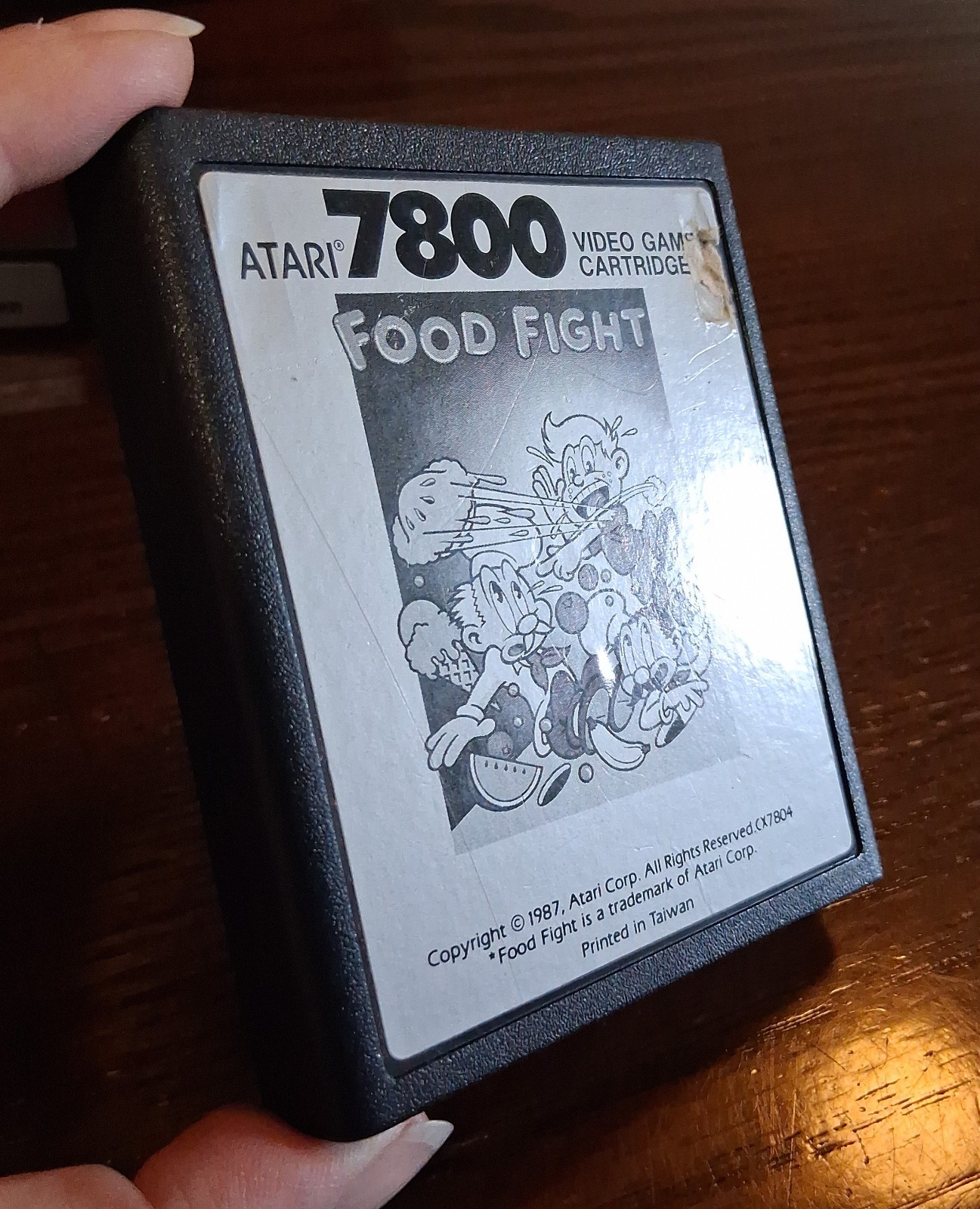 Atari 7800 Console + DigDug & Food Fight Tested SEE PICS/DESCRIPTION